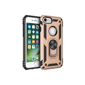 Microsonic Apple iPhone 8 Military Ring Holder Gold Kılıf