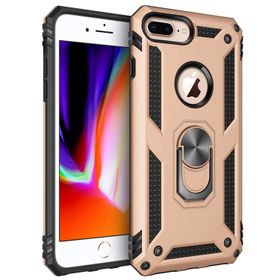 Microsonic Apple iPhone 8 Military Ring Holder Gold Kılıf