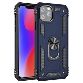 Microsonic Apple iPhone 8 Military Ring Holder Lacivert Kılıf