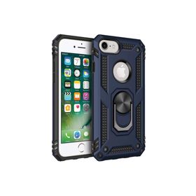 Microsonic Apple iPhone 8 Military Ring Holder Lacivert Kılıf