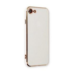 Microsonic Apple iPhone 8 Olive Plated Beyaz Kılıf