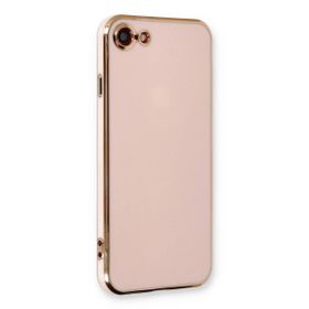 Microsonic Apple iPhone 8 Olive Plated Pembe Kılıf