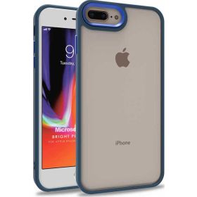 Microsonic Apple iPhone 8 Plus Bright Planet Lacivert Cep Telefonu Kılıfı