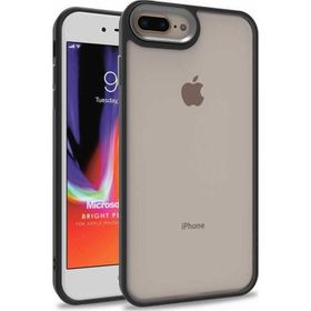 Microsonic Apple iPhone 8 Plus Bright Planet Siyah Cep Telefonu Kılıfı