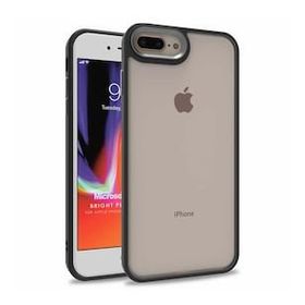 Microsonic Apple iPhone 8 Plus Bright Planet Siyah Cep Telefonu Kılıfı