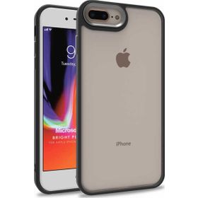 Microsonic Apple iPhone 8 Plus Bright Planet Siyah Cep Telefonu Kılıfı