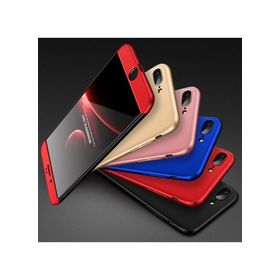 Microsonic Apple iPhone 8 Plus Double Dip 360 Protective Kırmızı Kılıf