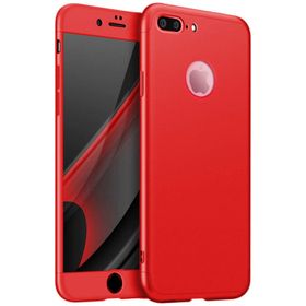 Microsonic Apple iPhone 8 Plus Double Dip 360 Protective Kırmızı Kılıf