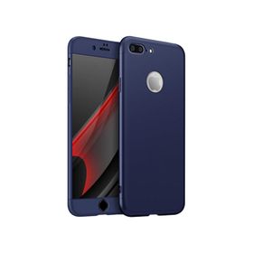 Microsonic Apple iPhone 8 Plus Double Dip 360 Protective Lacivert Kılıf