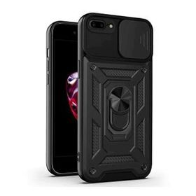 Microsonic Apple iPhone 8 Plus Impact Resistant Siyah Cep Telefonu Kılıfı