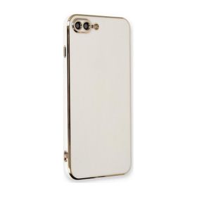 Microsonic Apple iPhone 8 Plus Olive Plated Beyaz Cep Telefonu Kılıfı