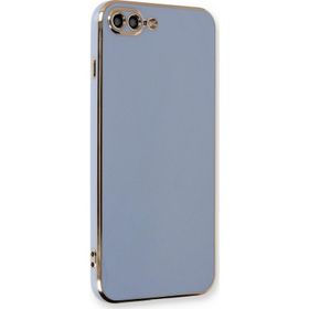 Microsonic Apple iPhone 8 Plus Olive Plated Lavanta Grisi Cep Telefonu Kılıfı