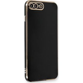 Microsonic Apple iPhone 8 Plus Olive Plated Siyah Cep Telefonu Kılıfı