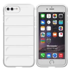 Microsonic Apple iPhone 8 Plus Oslo Prime Beyaz Cep Telefonu Kılıfı