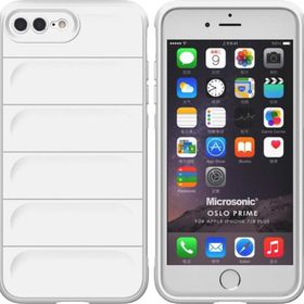 Microsonic Apple iPhone 8 Plus Oslo Prime Beyaz Cep Telefonu Kılıfı