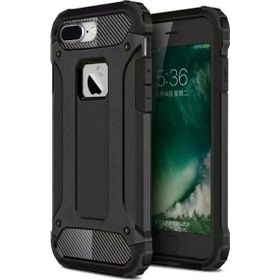 Microsonic Apple iPhone 8 Plus Rugged Armor Siyah Kılıf