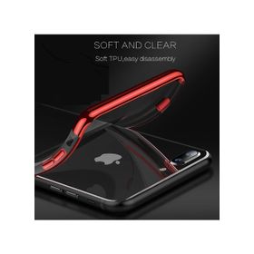 Microsonic Apple iPhone 8 Plus Skyfall Transparent Clear Mavi Kılıf