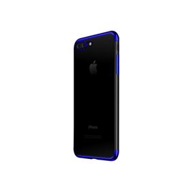 Microsonic Apple iPhone 8 Plus Skyfall Transparent Clear Mavi Kılıf