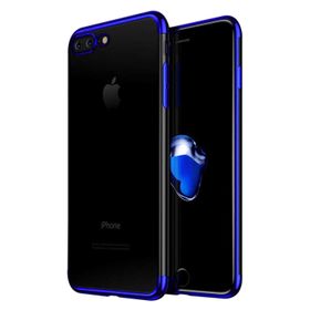 Microsonic Apple iPhone 8 Plus Skyfall Transparent Clear Mavi Kılıf