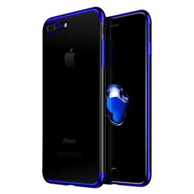 Microsonic Apple iPhone 8 Plus Skyfall Transparent Clear Mavi Kılıf