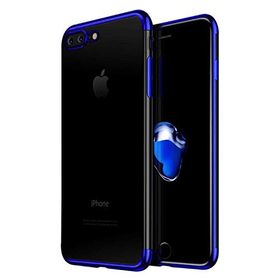 Microsonic Apple iPhone 8 Plus Skyfall Transparent Clear Mavi Kılıf