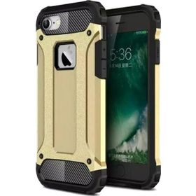 Microsonic Apple İphone 8 Rugged Armor Gold Cep Telefonu Kılıfı