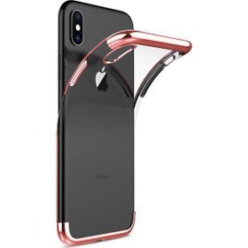 Microsonic Apple iPhone 8 Skyfall Transparent Clear Gold Kılıf