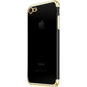 Microsonic Apple iPhone 8 Skyfall Transparent Clear Gold Kılıf