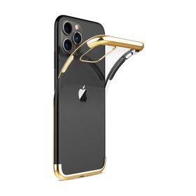 Microsonic Apple iPhone 8 Skyfall Transparent Clear Gold Kılıf