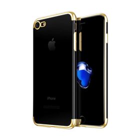 Microsonic Apple iPhone 8 Skyfall Transparent Clear Gold Kılıf