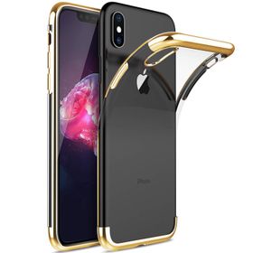 Microsonic Apple iPhone 8 Skyfall Transparent Clear Gold Kılıf