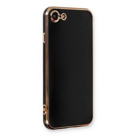 Microsonic Apple iPhone SE 2020 Olive Plated Siyah Cep Telefonu Kılıfı