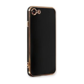 Microsonic Apple iPhone SE 2020 Olive Plated Siyah Cep Telefonu Kılıfı