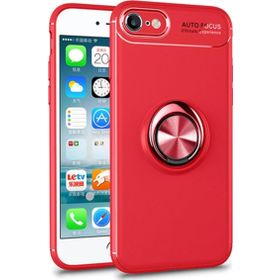 Microsonic Apple iPhone SE 2022 Kickstand Ring Holder Kırmızı Telefon Kılıfı
