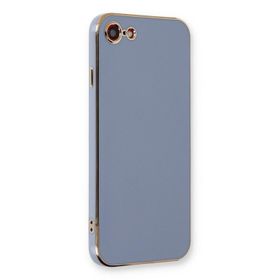 Microsonic Apple iPhone SE 2022 Olive Plated Lavanta Grisi Cep Telefonu Kılıfı