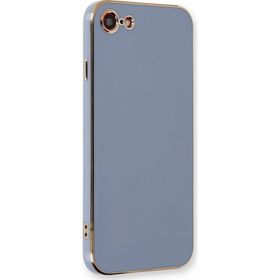 Microsonic Apple iPhone SE 2022 Olive Plated Lavanta Grisi Cep Telefonu Kılıfı