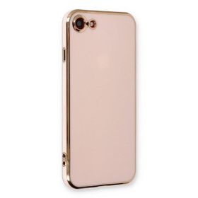 Microsonic Apple iPhone SE 2022 Olive Plated Pembe Cep Telefonu Kılıfı
