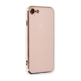 Microsonic Apple iPhone SE 2022 Olive Plated Pembe Cep Telefonu Kılıfı