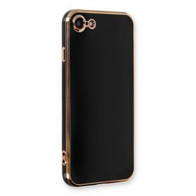 Microsonic Apple iPhone SE 2022 Olive Plated Siyah Cep Telefonu Kılıfı