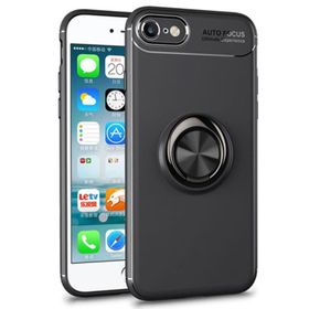 Microsonic Apple iPhone SE 2022 Ring Siyah Cep Telefonu Kılıfı