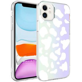Microsonic Apple iPhone Uyumlu 12 Braille Feel Desenli Zebra Cep Telefonu Kılıfı