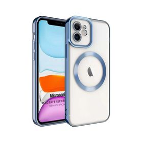Microsonic Apple iPhone Uyumlu 12 Magsafe Luxury Electroplate Cep Telefonu Kılıfı
