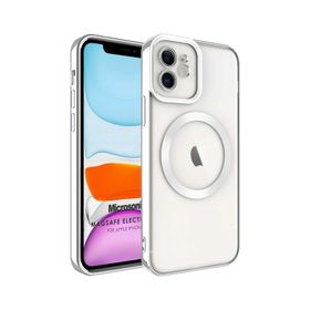 Microsonic Apple iPhone Uyumlu 12 Magsafe Luxury Electroplate Cep Telefonu Kılıfı