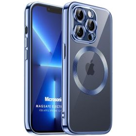 Microsonic Apple iPhone Uyumlu 12 Pro Max Magsafe Luxury Electroplate Cep Telefonu Kılıfı
