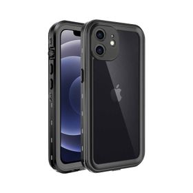 Microsonic Apple iPhone Uyumlu 12 Waterproof 360 Full Body Protective Cep Telefonu Kılıfı