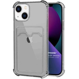 Microsonic Apple iPhone Uyumlu 13 Mini Card Slot Shock Cep Telefonu Kılıfı