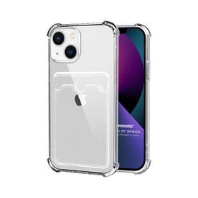 Microsonic Apple iPhone Uyumlu 13 Mini Card Slot Shock Cep Telefonu Kılıfı