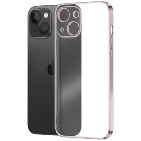 Microsonic Apple iPhone Uyumlu 13 Square Matte Plating Cep Telefonu Kılıfı
