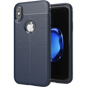 Microsonic Apple iPhone X Deri Dokulu Silikon Kılıf