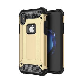 Microsonic Apple iPhone X Rugged Armor Gold Kılıf
